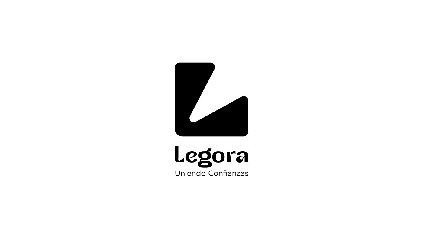 brand identity branding  chile digital identity LEGORA naming NOTARIAS Technology visualidentity