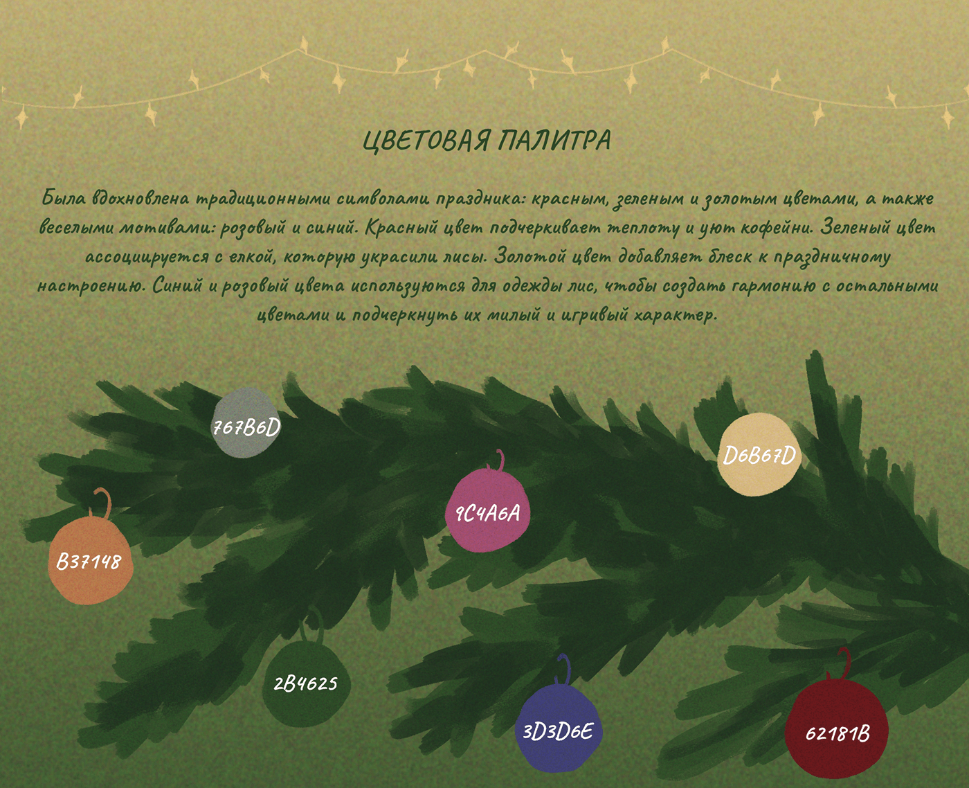 design иллюстрация Packaging coffe cup digital illustration christmas Tree new year xmas Merry Christmas