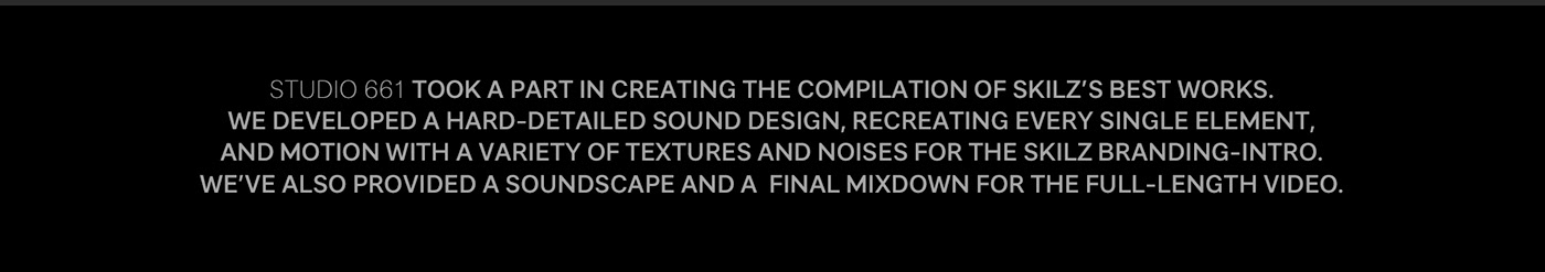 sound design music Audio Production 2D 3D animation  motion graphics
