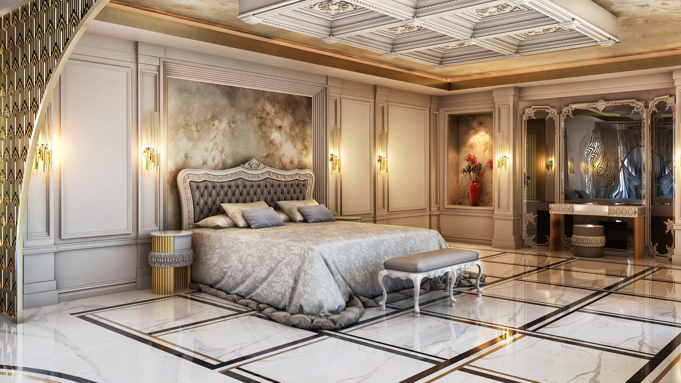 bedroom bedroomdesign design furnituredesign Interior interiorarchitecture interiordesign luxury luxurydesign moldings