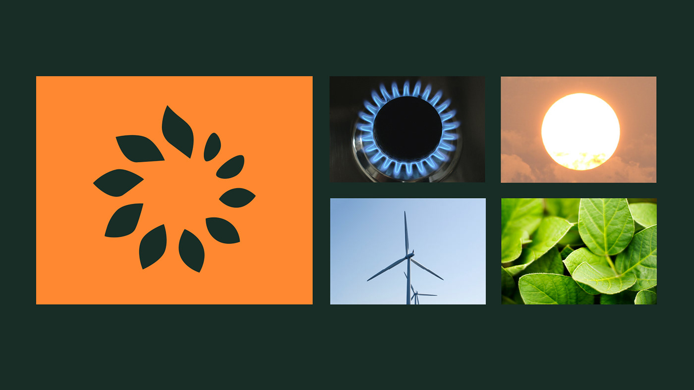 energy evolution identity industry movement orange sustentability symbol Transformation corporate