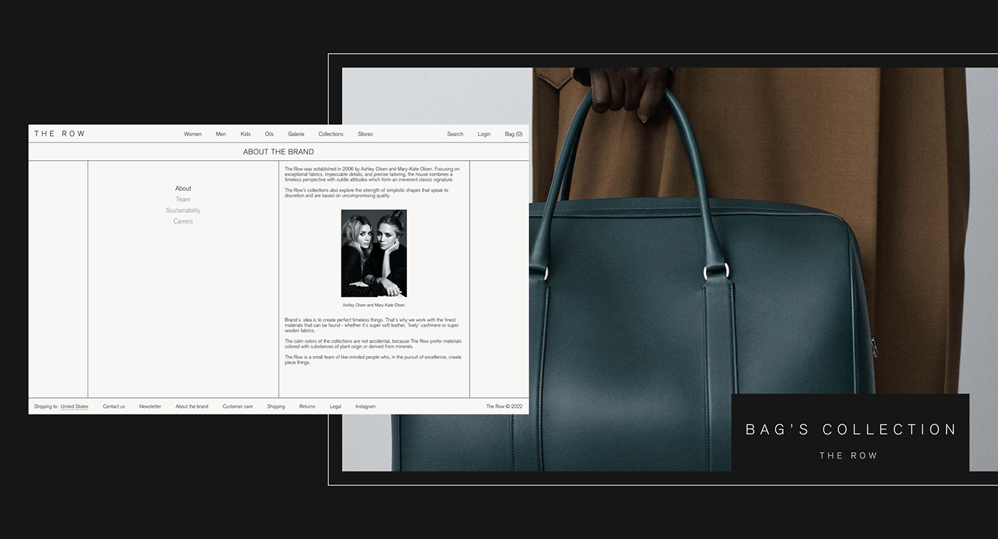 design e-commerce Fashion  online store shop UI/UX Website