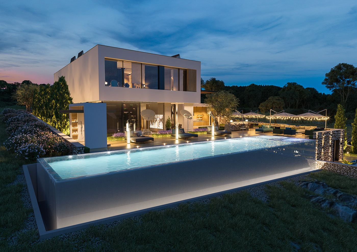 architecture contemporary design house Interior interior design  mediterranean minimal Minimalism Villa