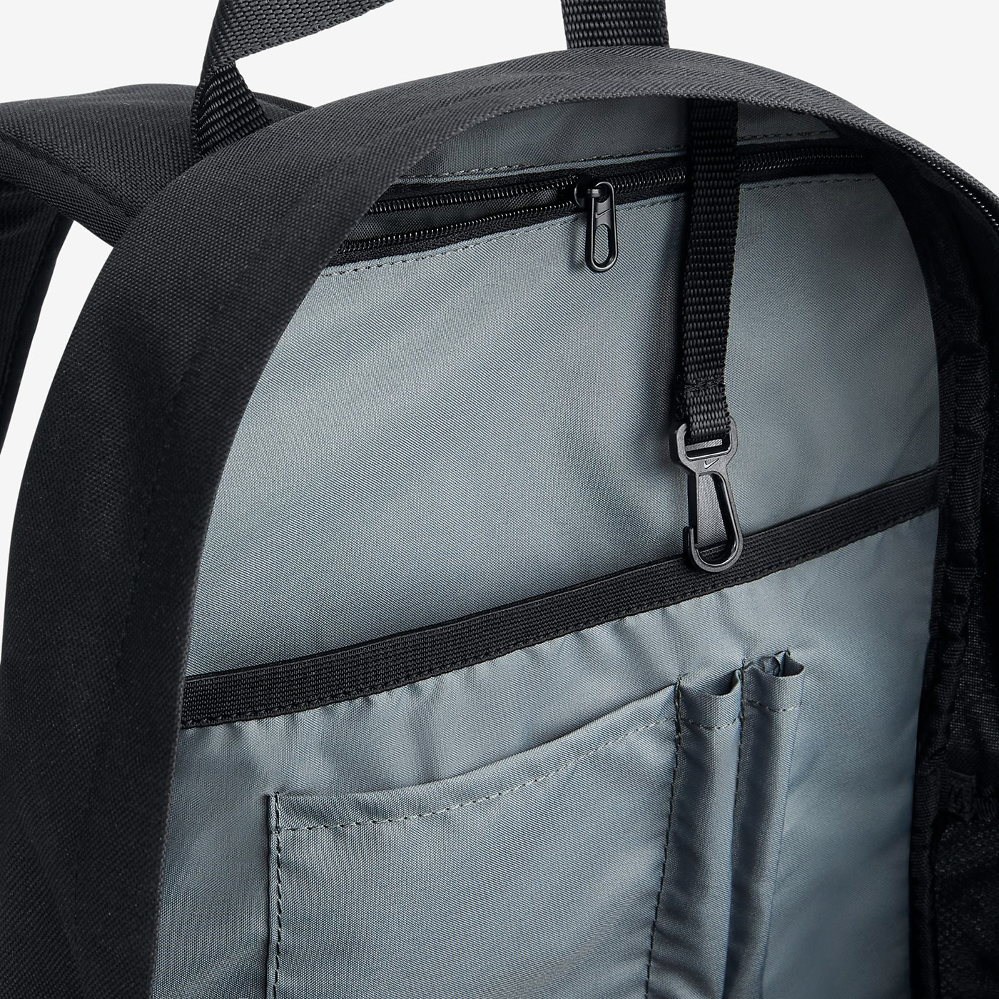 bag design soft goods soft goods design duffel backpack Nike Coated Material melange effect men's training