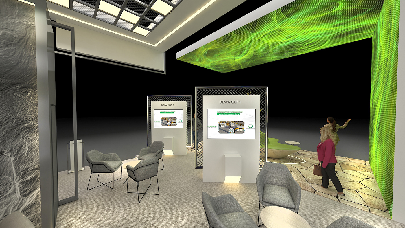 Exhibition Design  Exhibition  booth architecture visualization interior design  3ds max exterior 3D Render