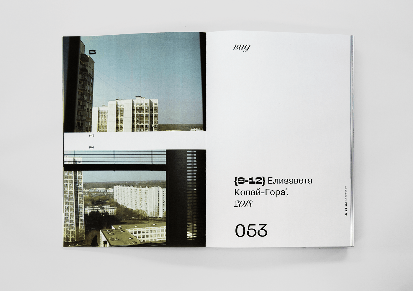 art book ARTIST PROJECT book Moscow photobook Urban visual research