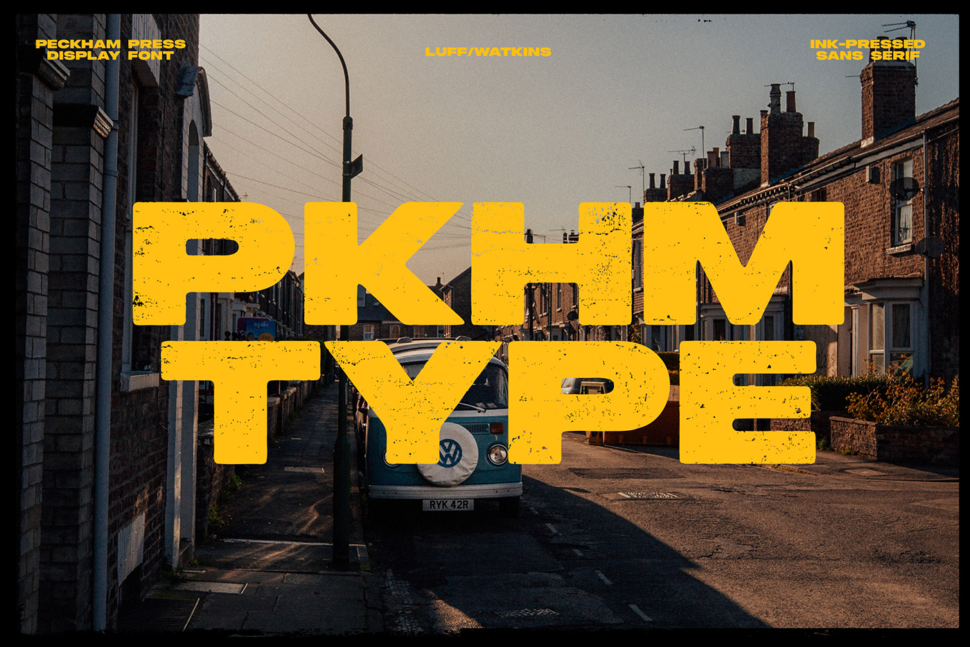 bold Display Free font Headline sans serif texture type Urban wide