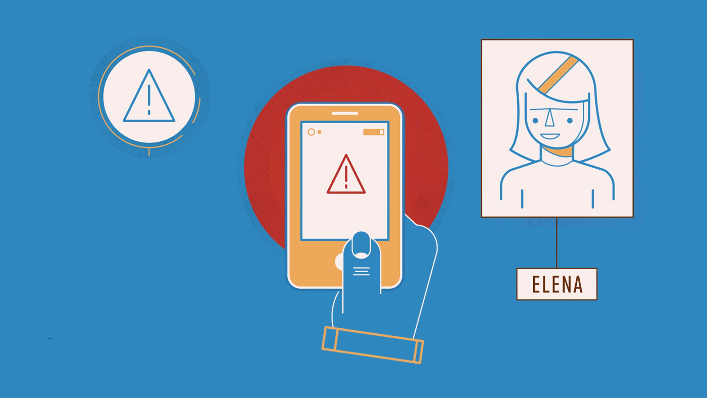 eco animation  explainer b2b design tech phone Platform features emergency