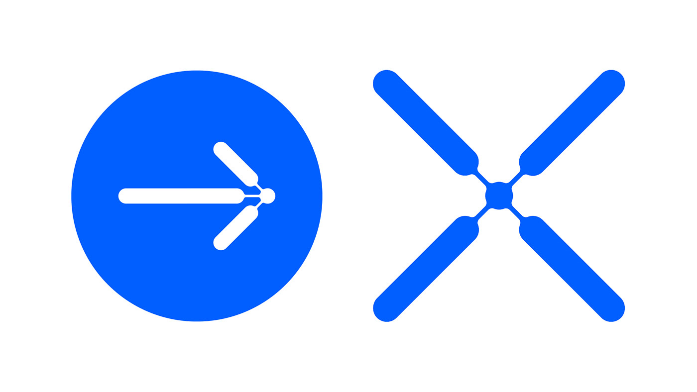 rebranding Logo redesign Startup workflow circles geometry Technology Platform redesign IT