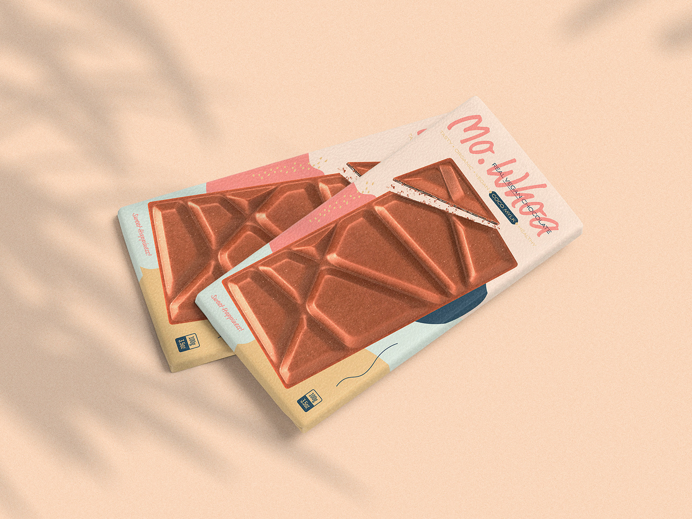 chocolate Packaging design cannabis Packshot California 3D CGI modo brand identity