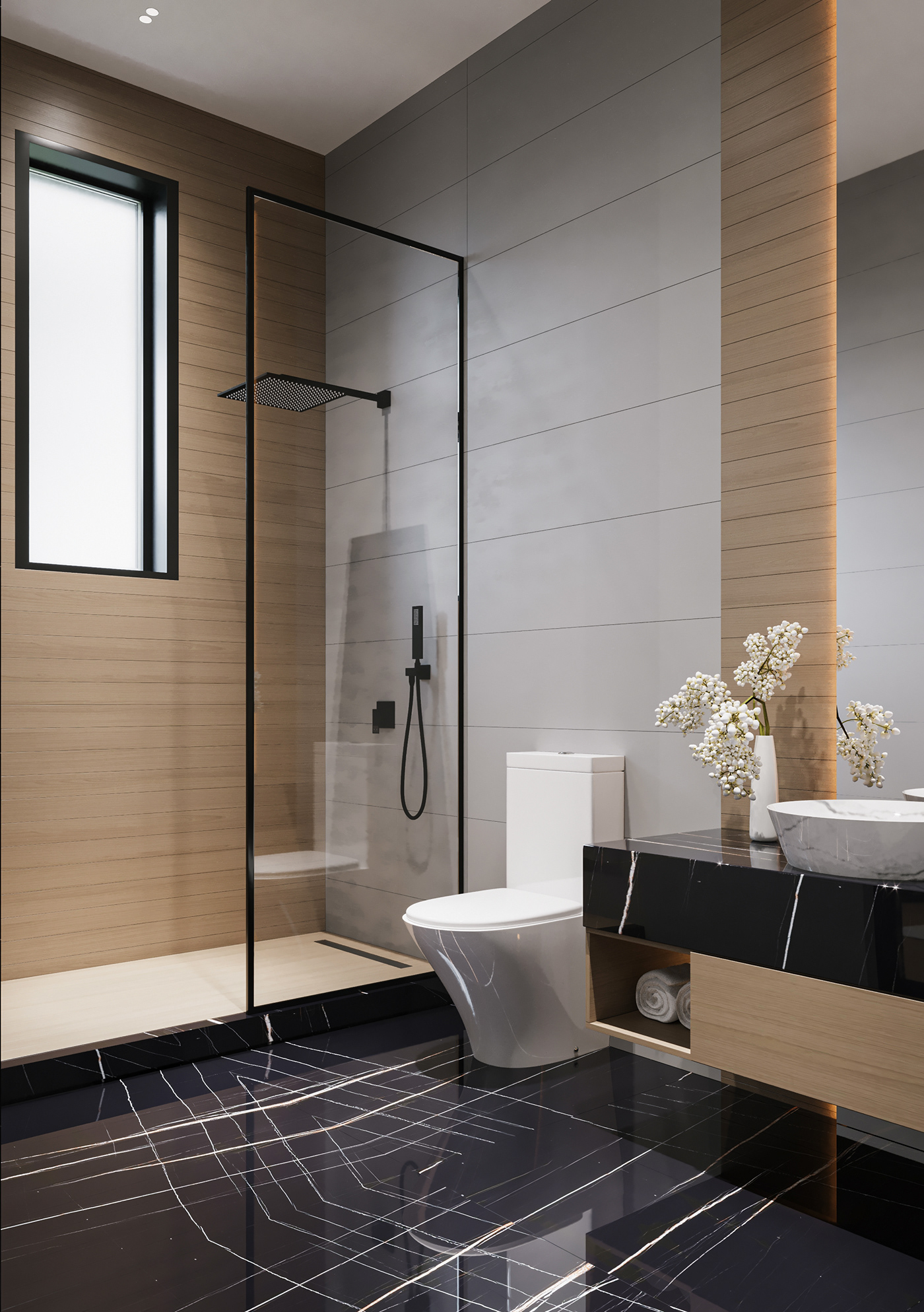 bathroom bedroom Interior minimal Minimalism minimalist modern pink simple Terrazzo