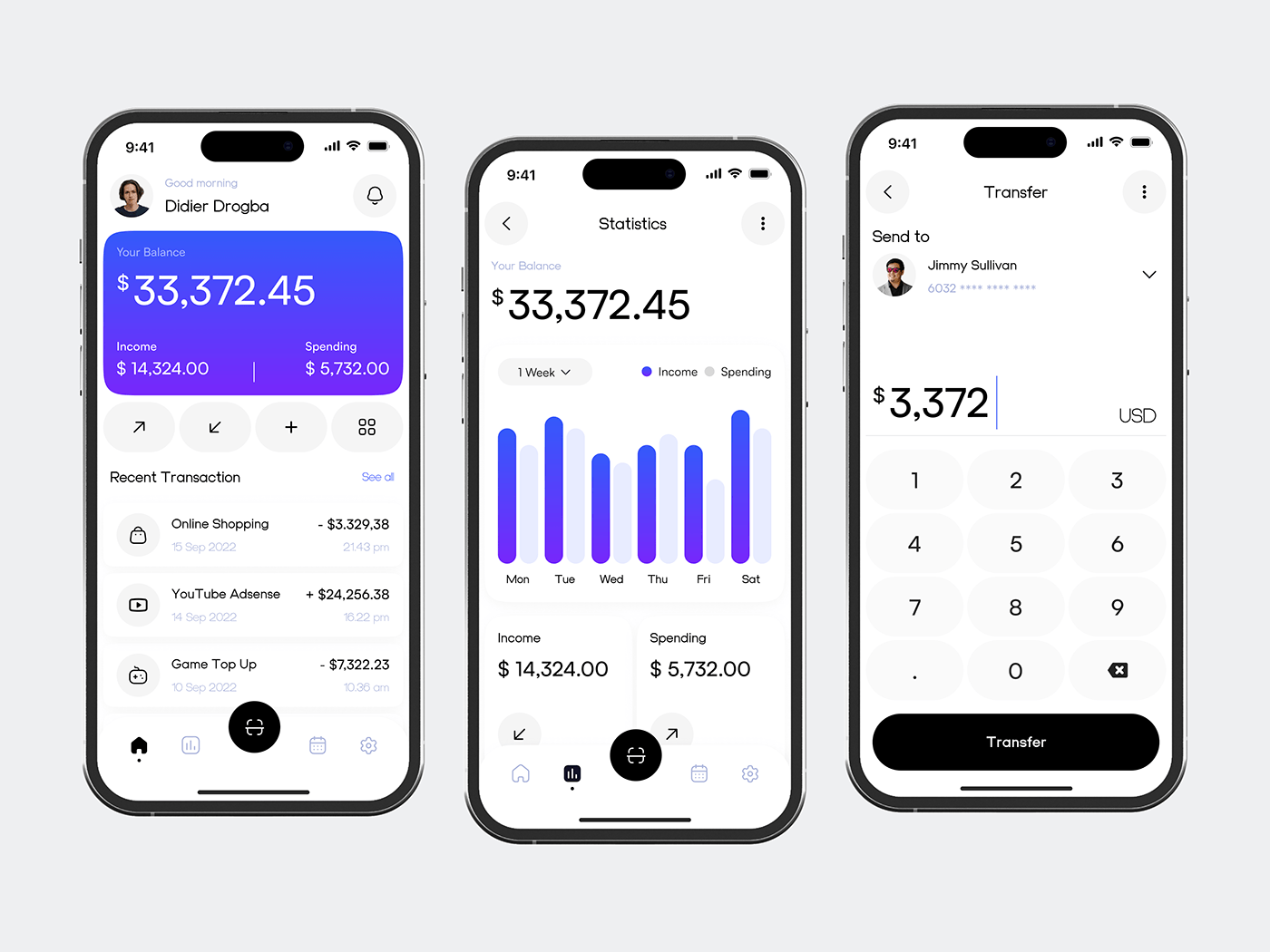 Bankot - Finance Mobile app design