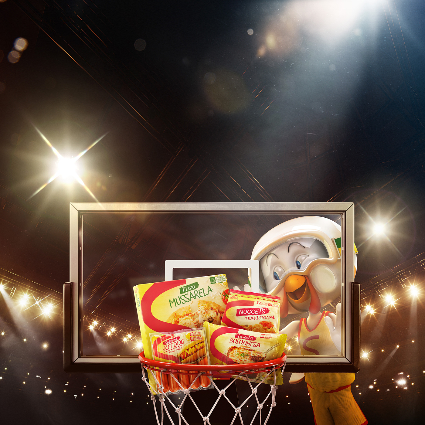 Advertising  basketball Beautiful campaign Food  Interior postproduction retouch table visualization