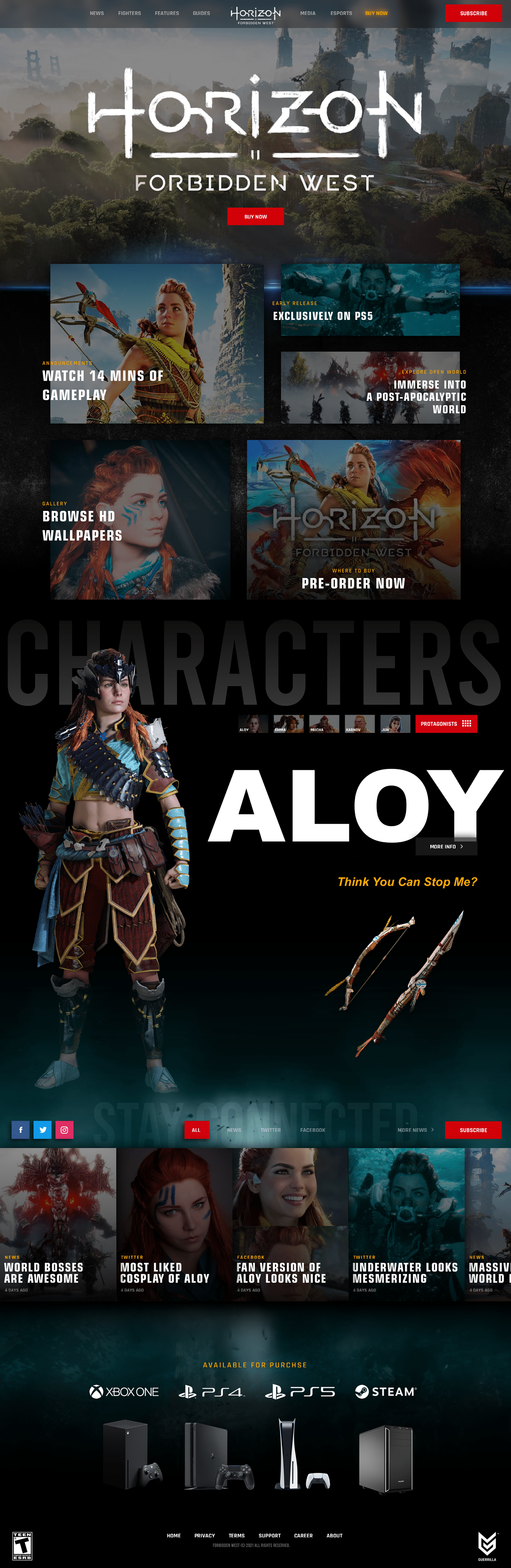 ALOY Forbidden West horizon journey to the west post-apocalyptic