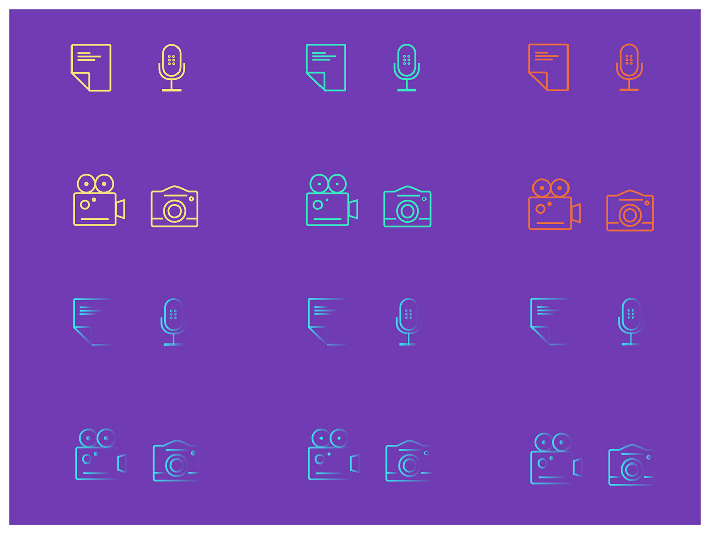 ILLUSTRATION  modern web simple icons flat icons ios vector iconography UI ui kits