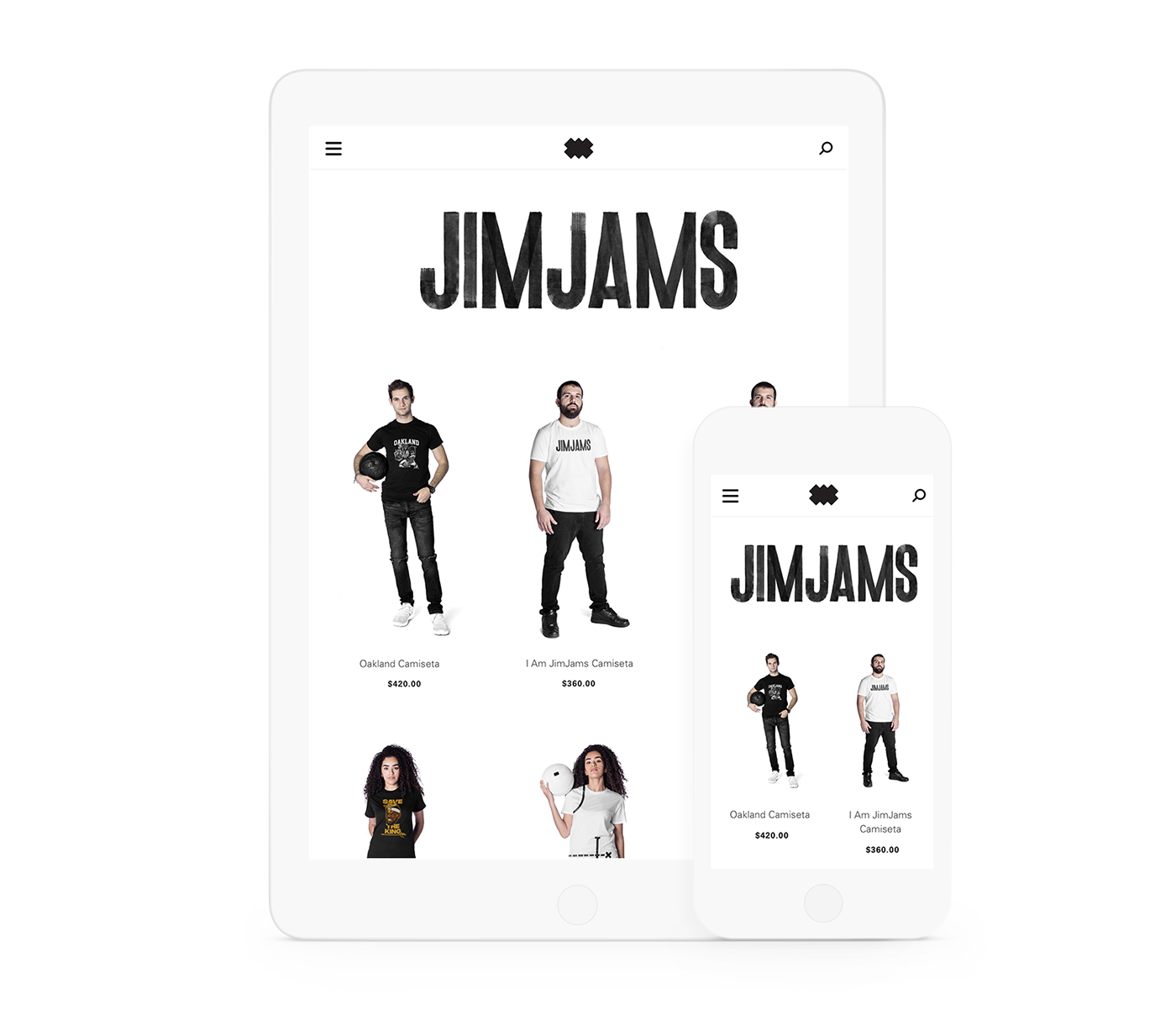 jimjams sports Website UI/UX brushes online shop filters Responsive