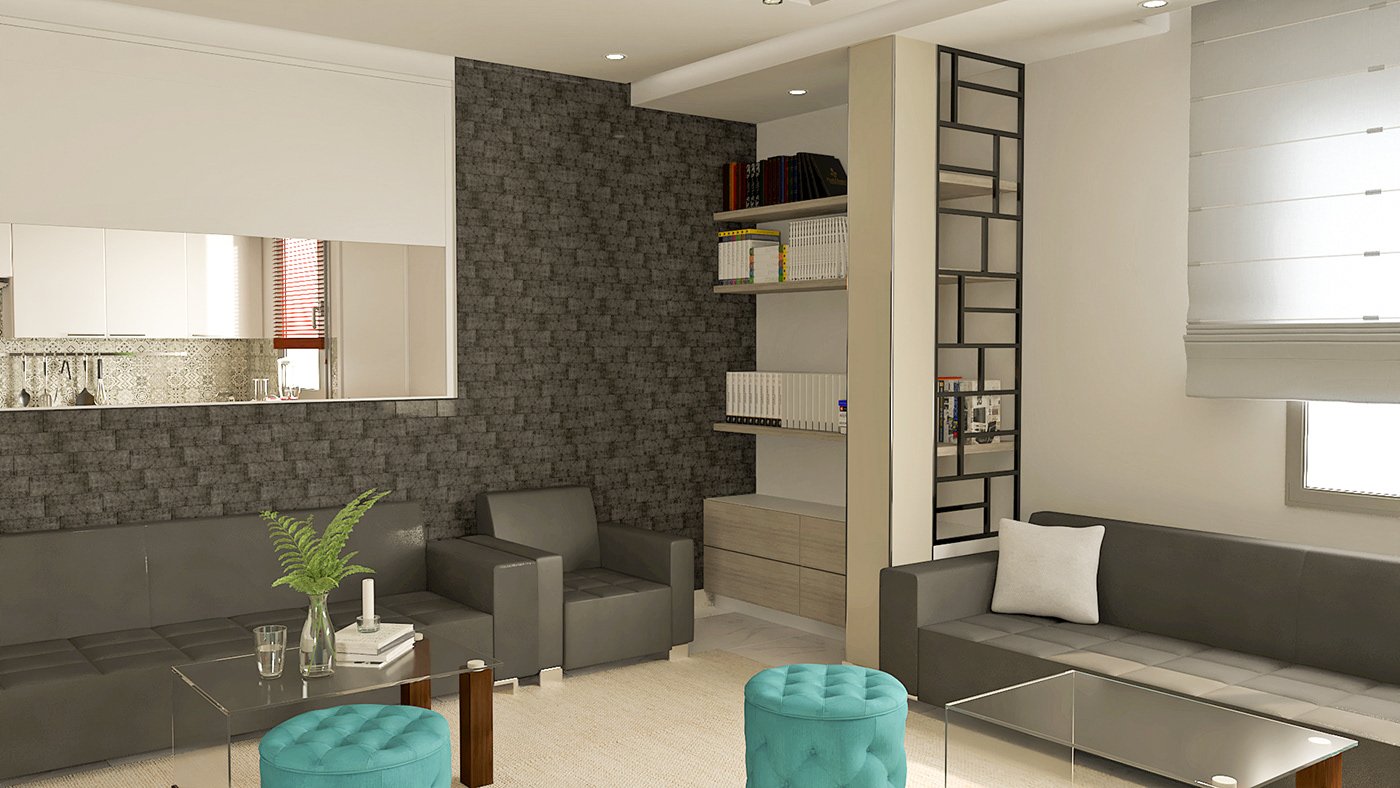 3dsmax architecture design interior design  modern vray render