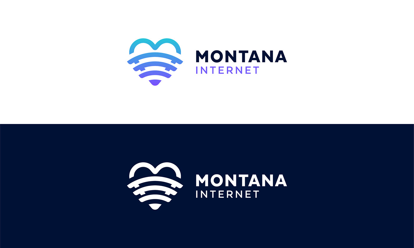 Logo Design Internet logo wifi logo Heart Logo modern minimalist logo Innovative Technology Wi-fi Logo