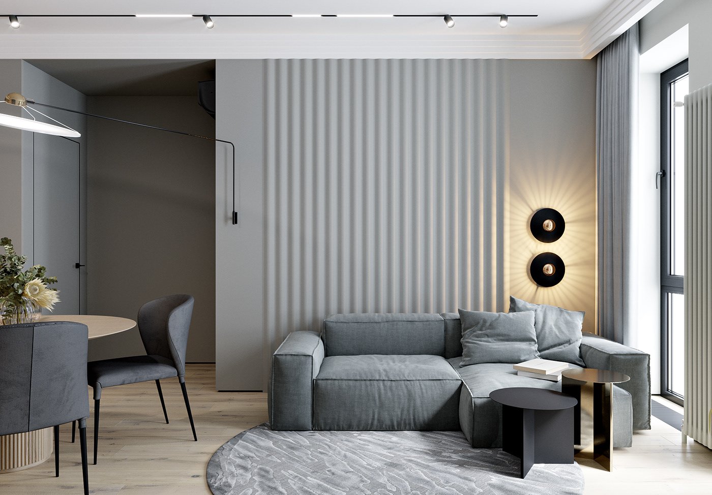 3ds max bedroom bedroom design corona render  interior design  kitchen kitchen design living room living room design visualization