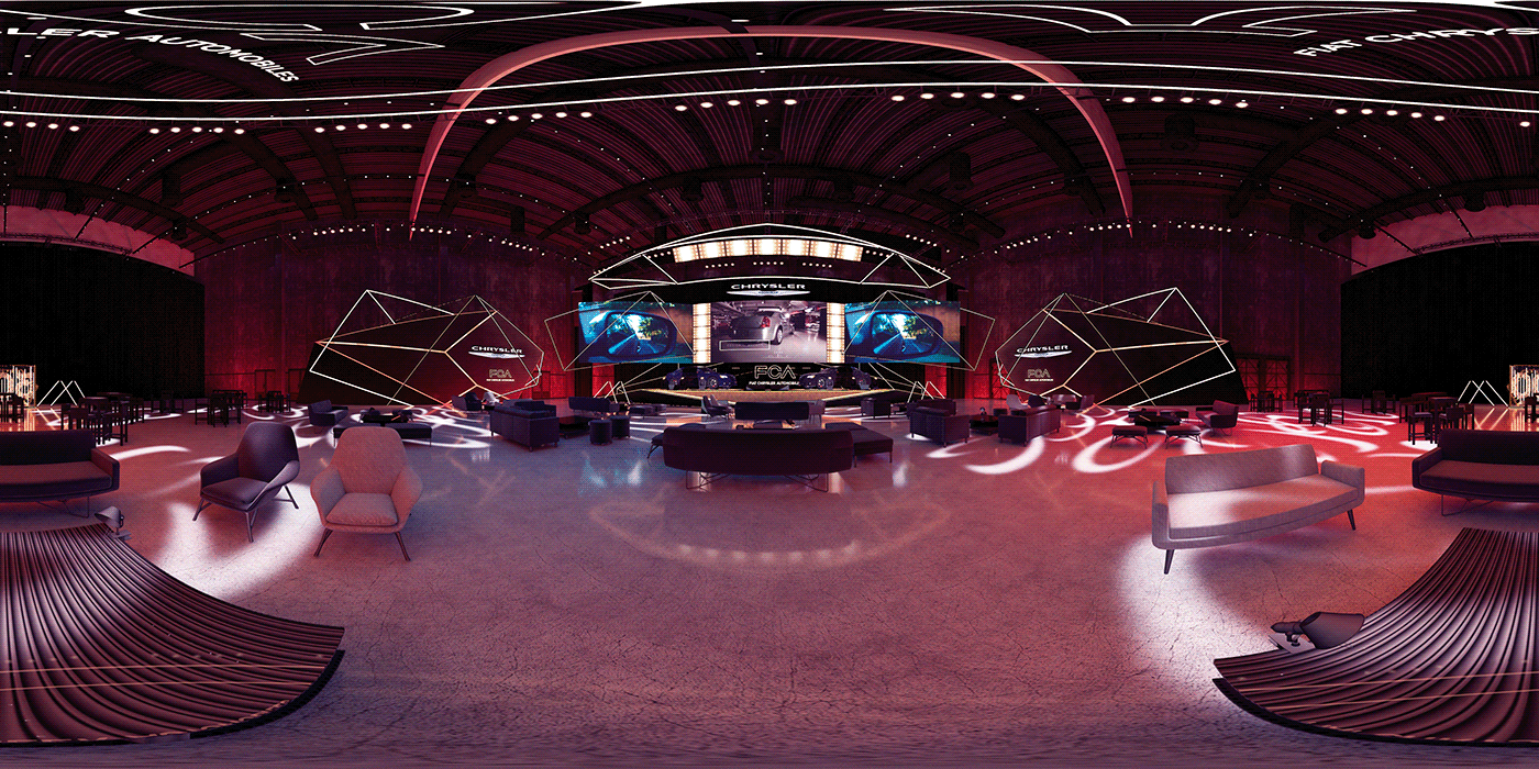Stage Event Chrysler300 chrysler EVENTAUTOMOTIVE EventDesign setdesign stageset