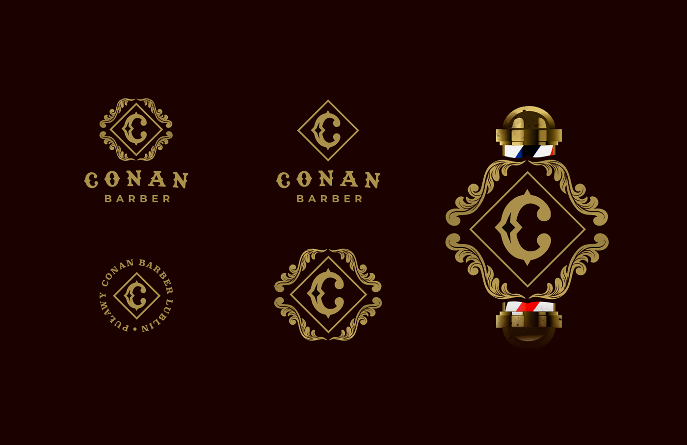 Logo Design for Conan Barber Shop