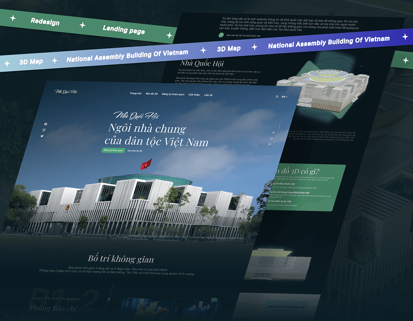 landing page Web Design  UI/UX Figma building website 3D animation  redesign UI Website