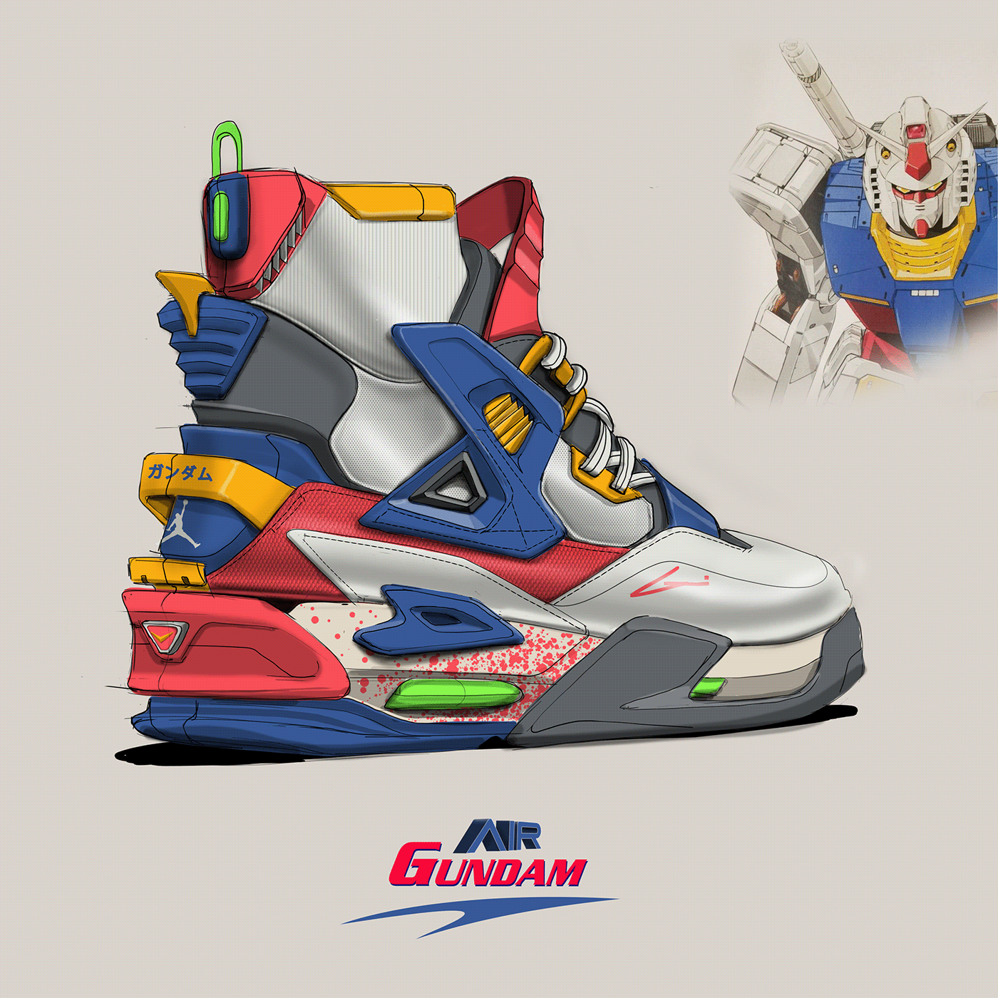 design footwear footwear design jordan Nike shoes sketch Sneaker Design sneakers Gundam