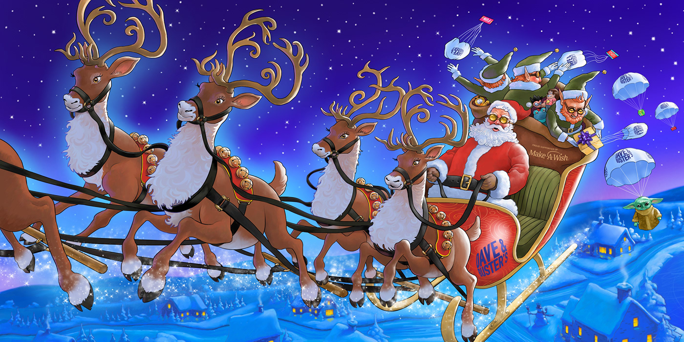 Christmas Elfs gifts Holiday Merry Christmas Presents raindeer santa snow winter