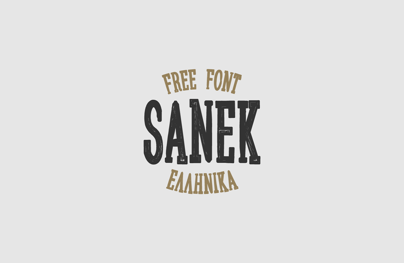 Free font Typeface font Latin greek sanek