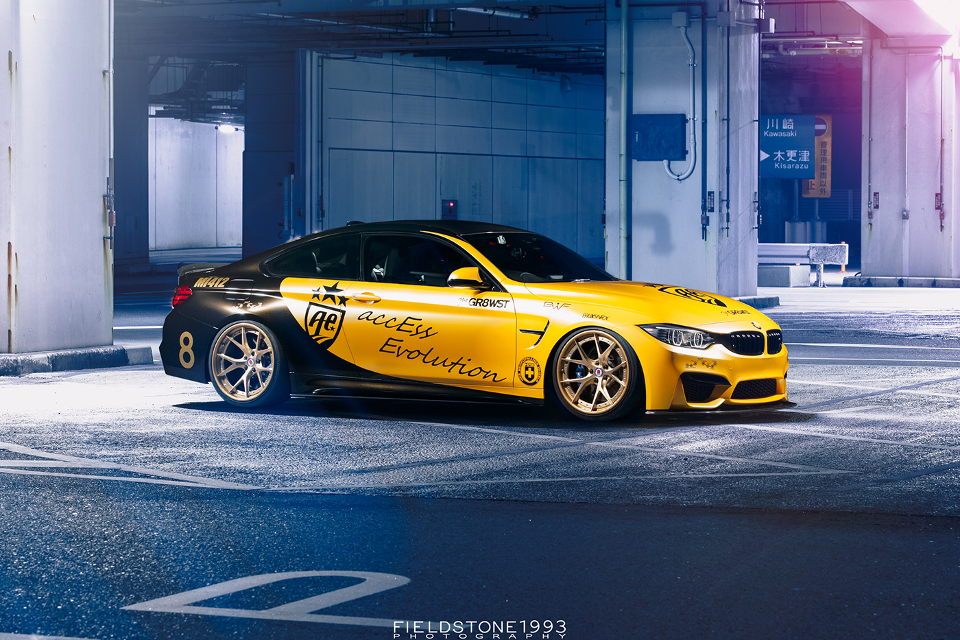 japan tokyo BMW m4 HRE S101 automotive   automobiles carphotography transportation
