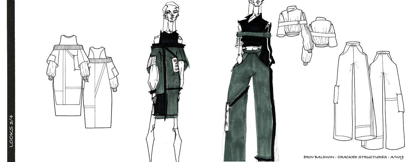 fashion design fashion illustration womenswear Cities process