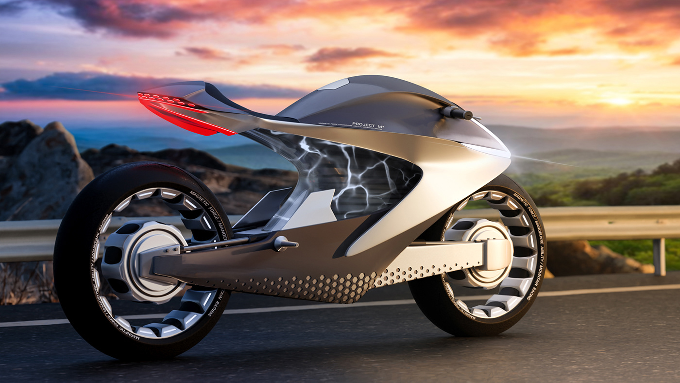 Automotive design motorcycle design 3d modeling sketch blender ux Vehicle Design Bike concept