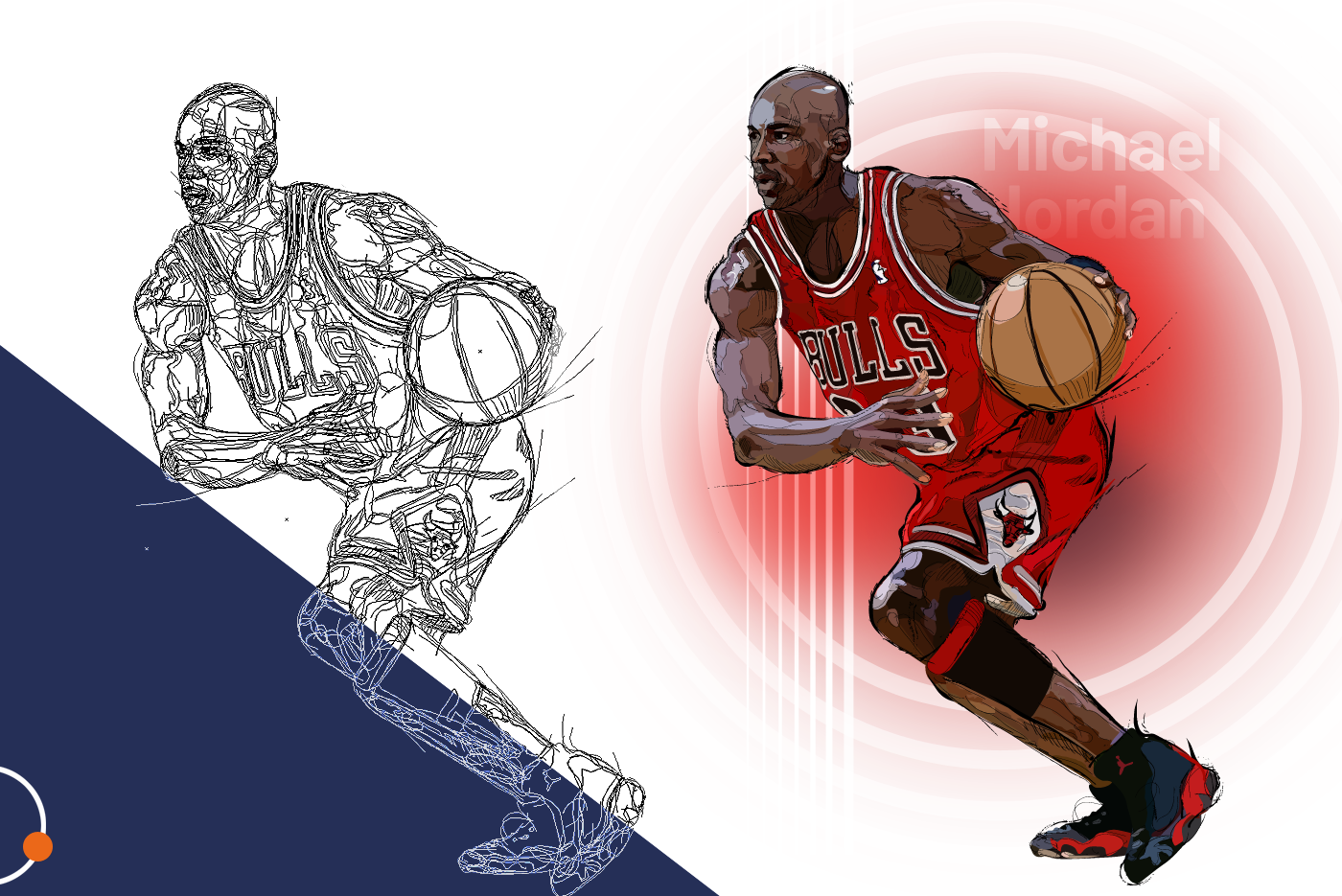 NBA leaders statistics concept ux UI illustrations Players all-time