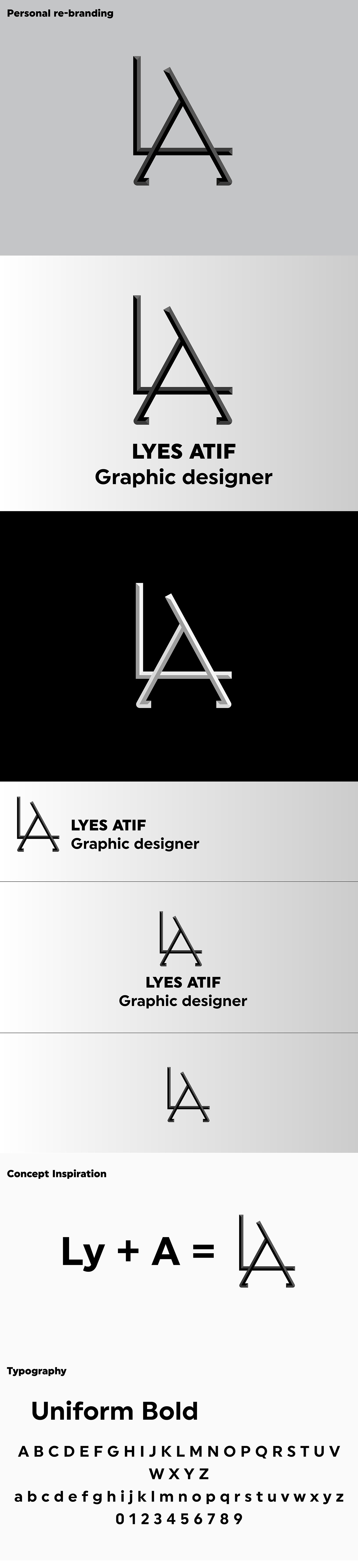 Personal Rebranding / Lyes Atif Designs on Behance