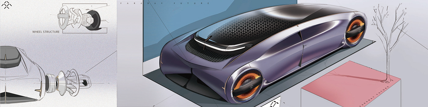 car design. faraday future.