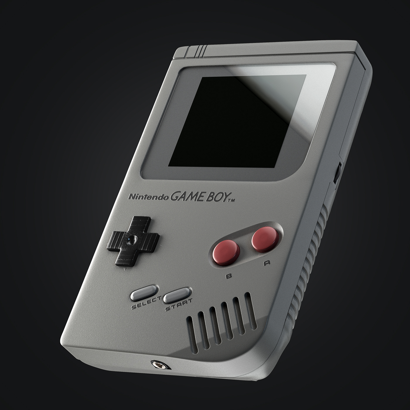 gameboy photoreal 3D CGI product light Games memories slowmotion detail