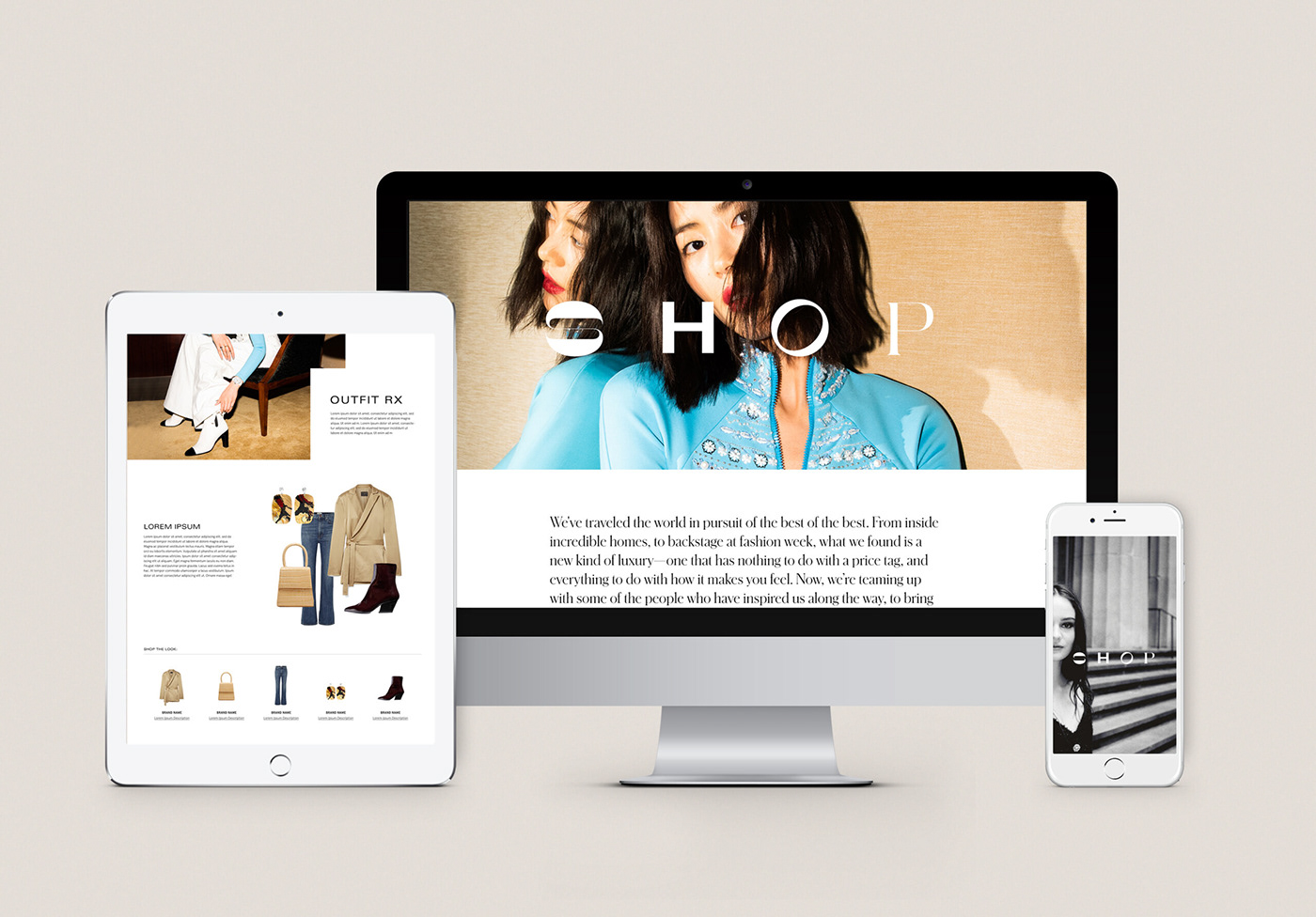 brand identity branding  commerce Coveteur Fashion  graphic design  graphics Retail Shopping Web Design 