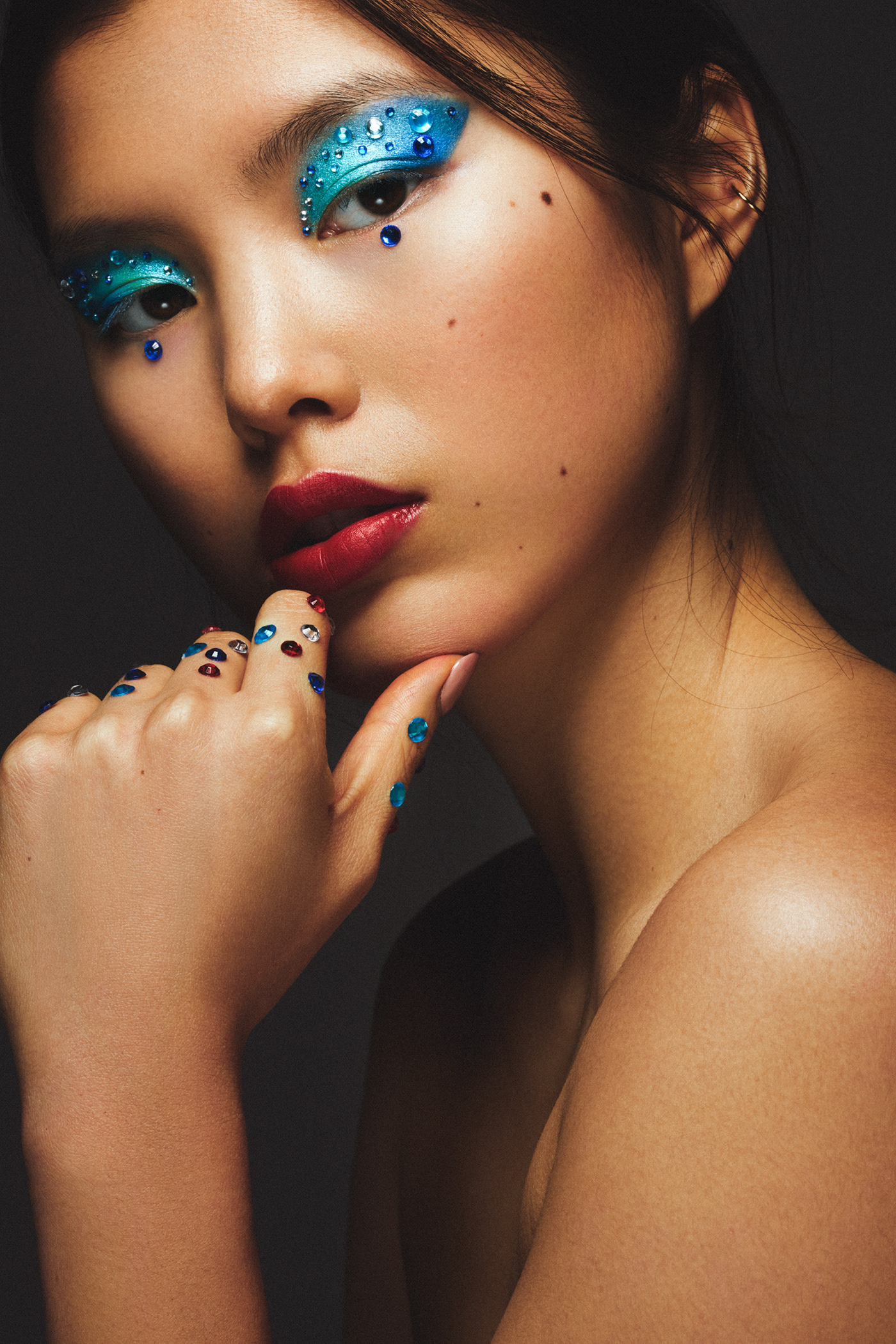 beauty editorial editorial makeup EOS R magazine Montreal portrait publication