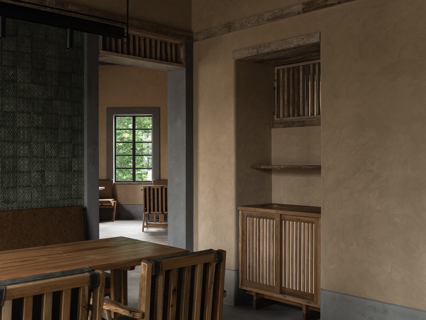 interior design  old building Photography  restaurant shanghai studio TEN Tan xiao Wabi Sabi 元古雲境