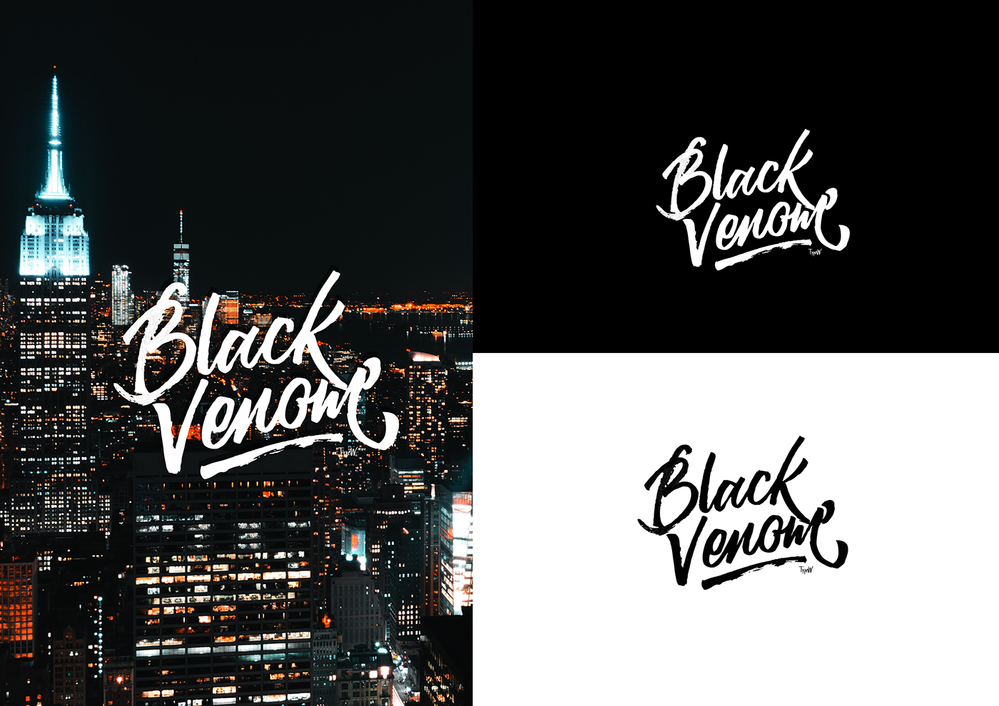 logo Handlettering lettering typography   branding  venom sketch adobe illustrator