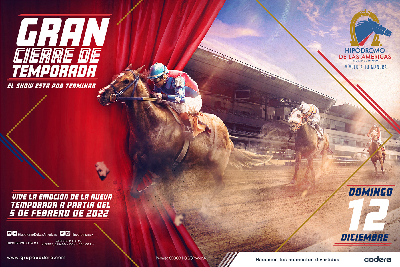 advertasing apuestas diseño gráfico hipodromo horse latam Photography  publicidad race speed