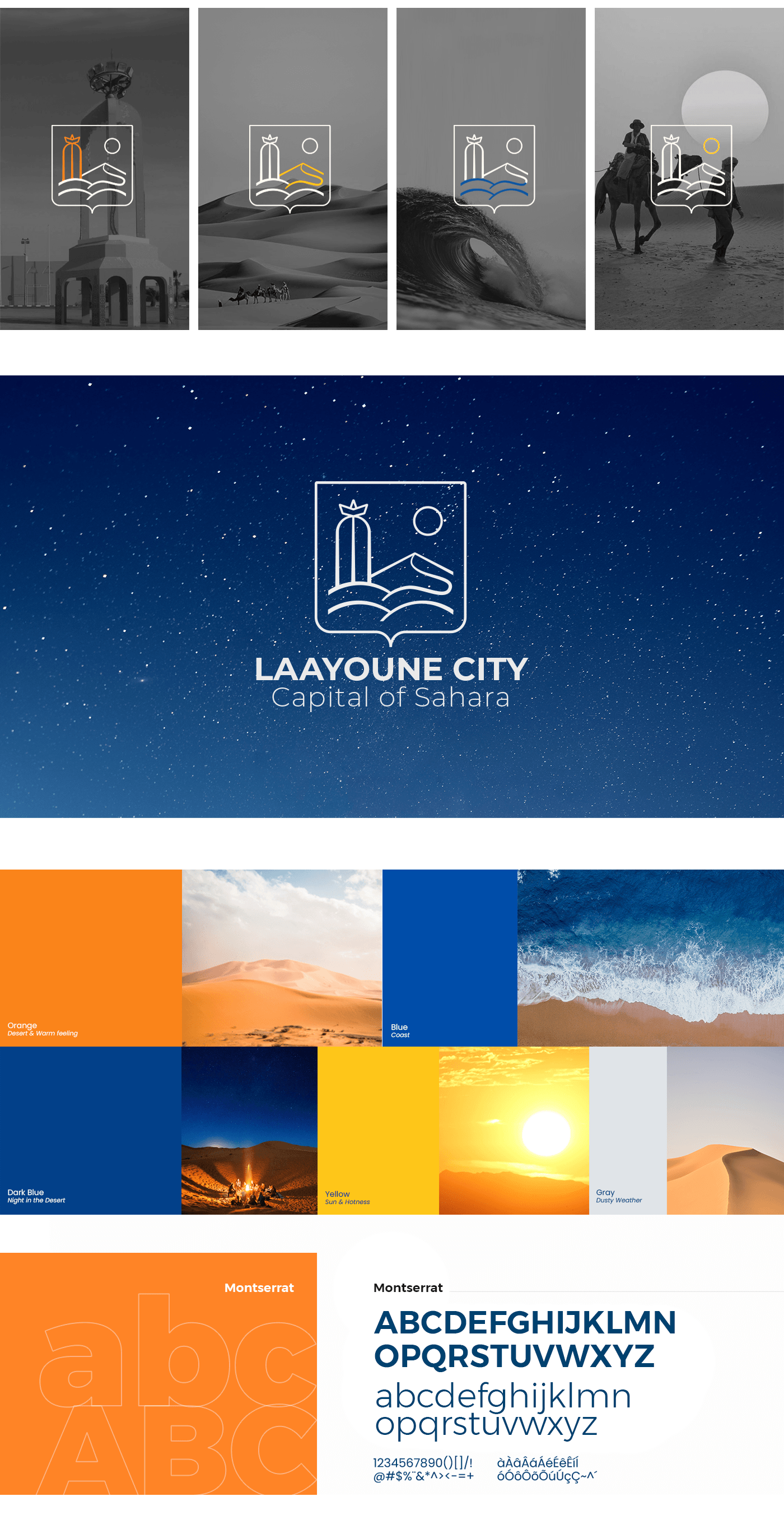 branding  Branding Identity sahara morocco visual identity design logo brand identity Laayoune Laayoune morocco morocco design Sahara illustartion