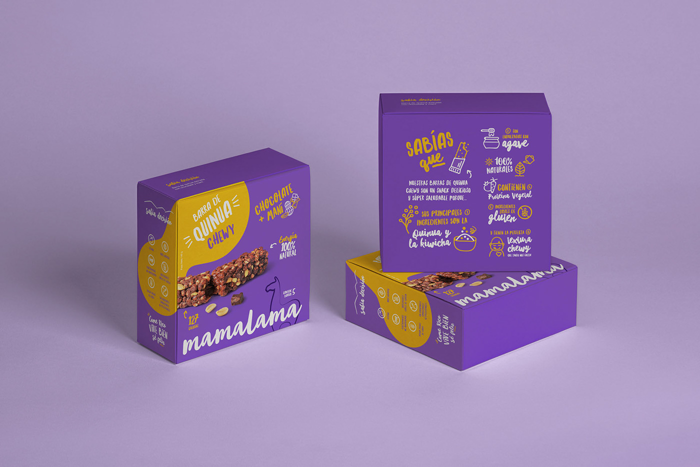 snack stick brand branding  ILLUSTRATION  Pack Packaging Cereal bar quinoa