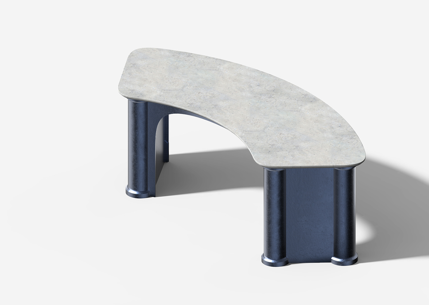 Arc furniture furniture design  industrial design  product product design  render weekly table table design weekend works