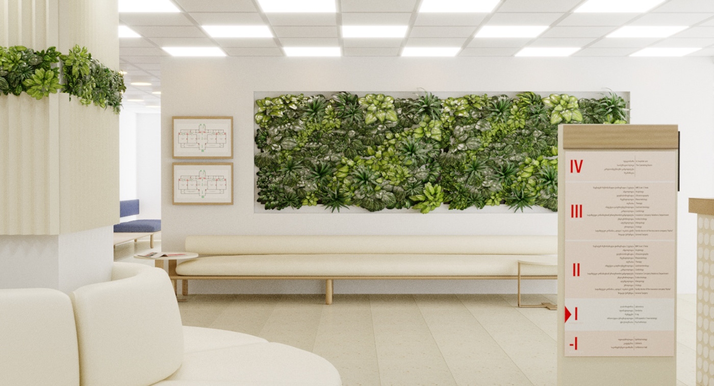 interiordesign Interior design designer hospital clinic Lobby aversi innerarkitektur medicine
