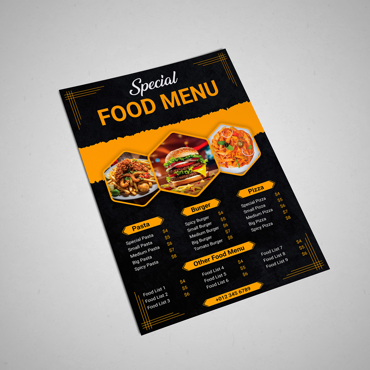 flyer Flyer Design flyers food flyer food menu food menu design food flyer design