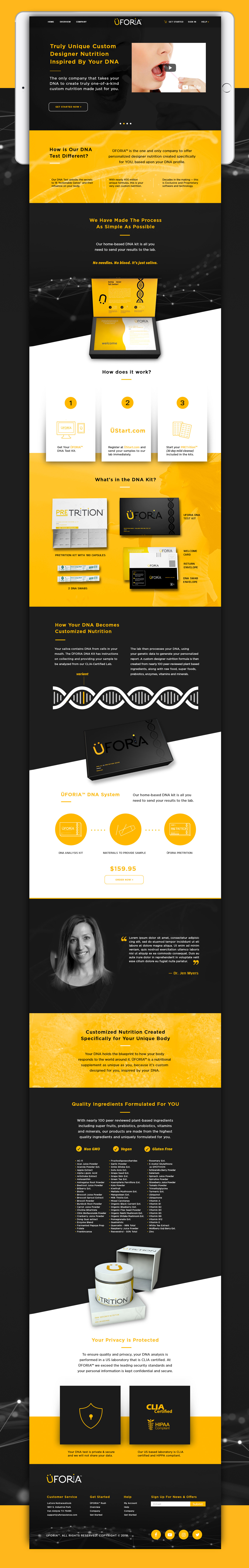 dna testing kit box Editorial Layouts icons and DNA Helix inspire logo branding nutritional supplements pantone colors rank pins supplemental packaging Webpage designs
