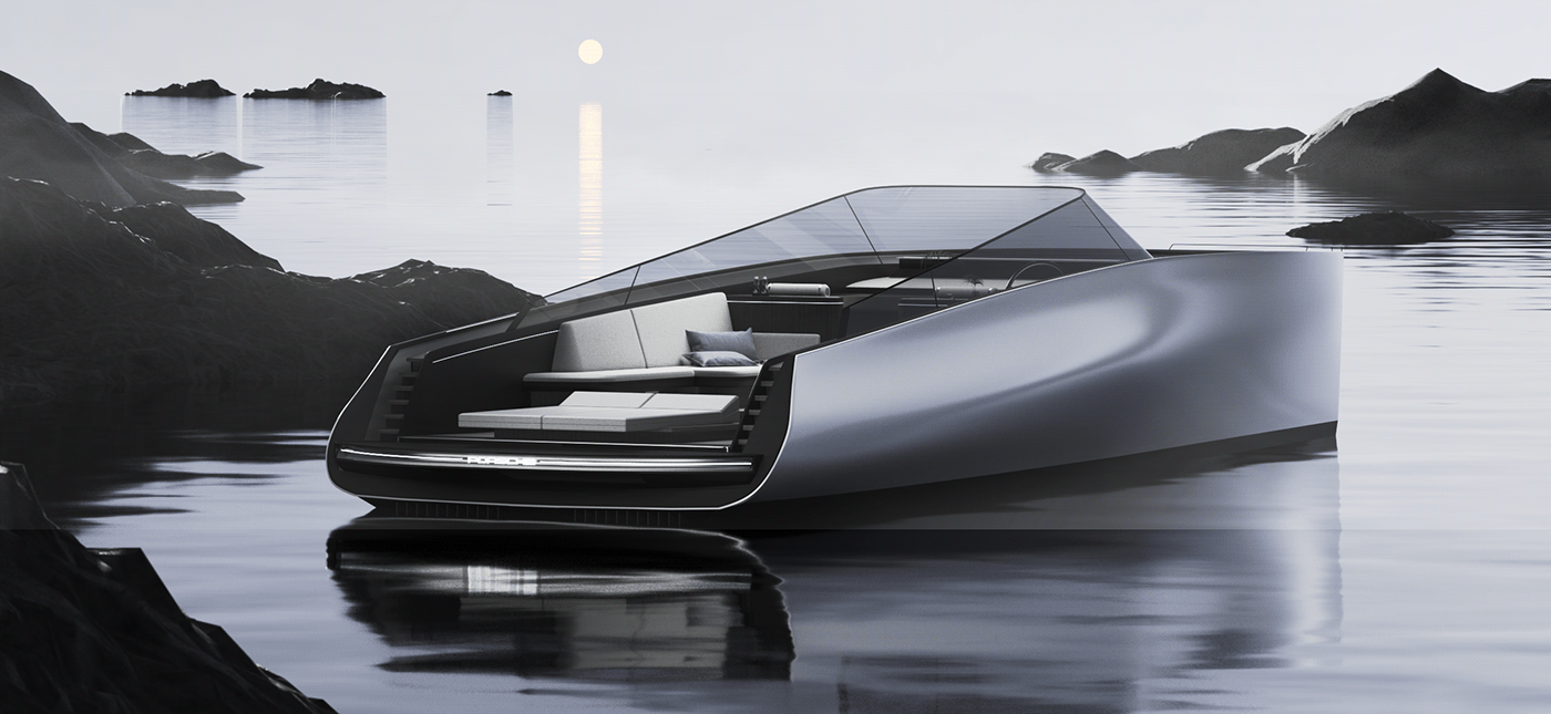 porsche design Porsche industrial design  Automotive design automotive   boat design boating Yacht Design yacht