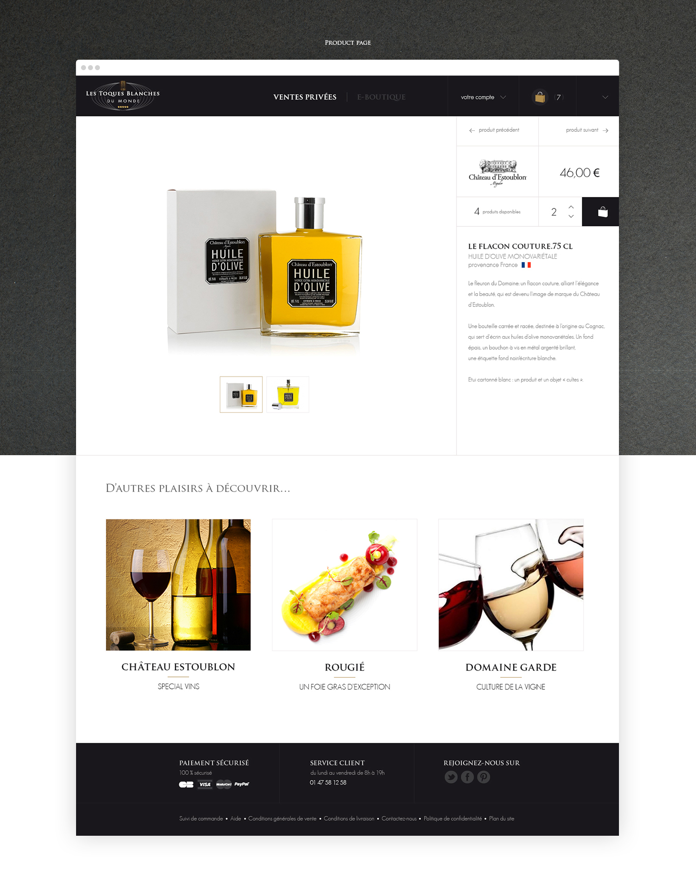 ux UI design e-commerce product Responsive Design