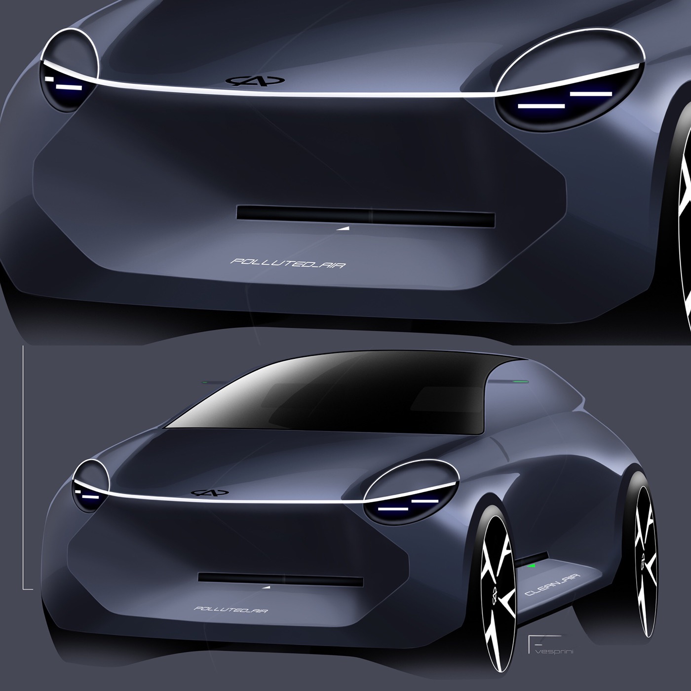 Chery project cardesign sketch photoshop design car sketching concept